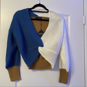 💕 Zaful Crossover Knit Top